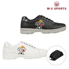 mu스포츠 엠유스포츠 여성 체크배색 스파이크화 MU22C3AF101