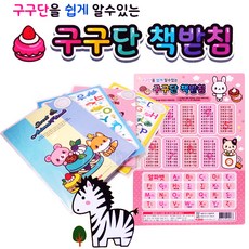 팬시로비 500 구구단 책받침 알파벳 받침/ 1봉10입, 남아