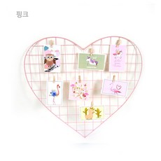 디자인스킨 포토보드, 05.철제하트-핑크
