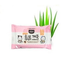 강아지외출 발 엉덩이닦는 항균 물티슈5P 동물병원 펫샵 깔끔