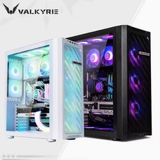 [성의샵] VALKYRIE ONE VK01 풀 타워 PC 케이스 CPU산열커버 480지원 수냉산열 알루미늄 강화유리 최신출시, 화이트, 1개