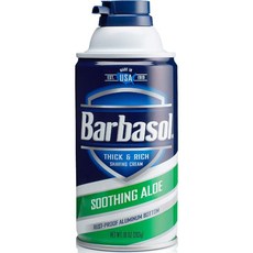 Barbasol 수딩 알로에 두꺼운 & 리치 면도 크림 283g 2 개, none, 상세페이지참조
