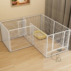 그레이스벨라 조립식 반려견 펜스 6칸 50CMX50CM 애견철장, 1개