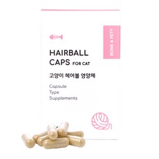 본아페티 반려동물 영양제, 60정, 헤어볼, 1개