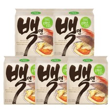 (상온)풀무원 자연은맛있다(백면)x5개, 1세트