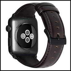 아이워치SE 가죽밴드 시계줄스트랩 i-Watch 40mm 44mm, 쿠팡아빠몰365 1, 쿠팡아빠몰365 40(38)mm용_레드