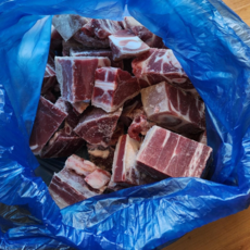 [예스미트]호주산 청정지역 암염소 5kg 전골 탕용 덩어리 업소용 가정용, 2개, 껍데기 있는 탕용 5kg