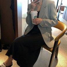 봄신상 자켓 여성 솔리드 재킷 블레이저 아우터 J34