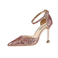 가보시글리터슈즈연주회구두글리터힐웨딩슈즈