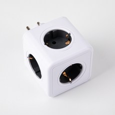 파워큐브V2 5구 오리지널 고용량 디자인 멀티탭, 0cm, 화이트, 1개