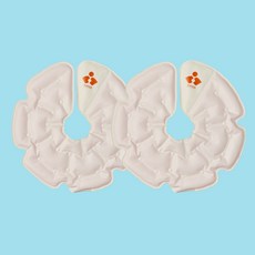 폴마더스 W하트 젖몸살 유방통증완화 가슴 마사지기 젖몸살팩 2P, 1세트