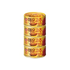 동원 매운고추참치 100g, 4개
