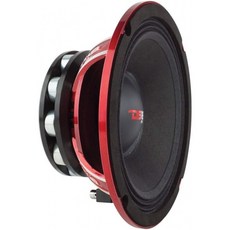 DS18 PRO-NEO8R 라우드스피커 - 8" 미드레인지 레드 알루미늄 바스켓 800W Max 400W RMS 4Ω 네오디뮴 링스 자석 - 사용, 단일옵션