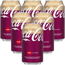 Coca-Cola 코카콜라 체리 바닐라 Cherry Vanilla Coke 355ml 12캔, 체리바닐라 355ml [12캔], 12개