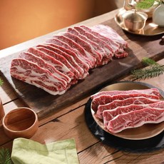 [정상가109 900원]고메프리미엄 미국산 LA 꽃갈비 원육 1kg 2팩/, 없음, 2개