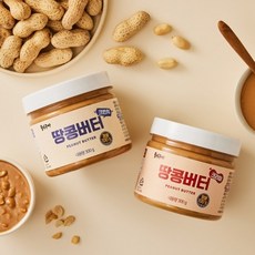 꿀이구마 [꿀이구마] 무첨가 땅콩잼 크리미 크런치 땅콩버터 300g 1+1_w, 2개