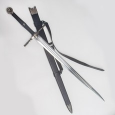 롱소드 스틸 기사검 중세시대 장점 엑스칼리버 가검, 검 + 칼집 + 검 프레임, C