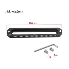 미니 NATO 레일 카메라 오프 방지 퀵릴리즈 나토 두께 6mm 길이 48 FX3/FX30 핸들 케이지