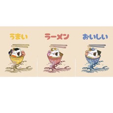 다찌노렌 네코라멘 / 일식디자인 가림막 인테리어 가리개 커튼 / 주문제작 구다폼 X JOOHA