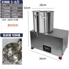 제이라프 수세 소세지 충진기 메이커 3L 8kg 가정용 순대 제조기 자동 전동 소시지 고기, 양념비빔 3-8근 타이밍포함, 1개