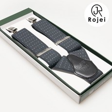 [로제이]남성 캐주얼 도트 서스펜더 멜빵 RMGS001_GR