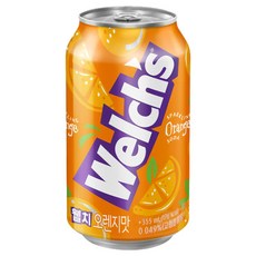 웰치스 농심-웰치스오렌지355ml(24캔), 24개입, 355ml