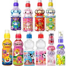 핑크퐁 콩콩콩 로보카폴리 헬로팬돌이 어린이음료.CC, 로보카폴리 포도 210ml x 20개.NB