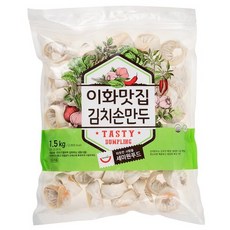 세미원푸드 이화맛집김치손만두 1.5kg, 2개