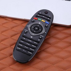 범용 원격 제어 교체 텔레비전 컨트롤러 필립스 TV/DVD/aux용 더 먼 전송 거리, 1개