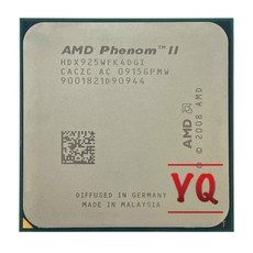 AMD Phenom II X4 925 쿼드 코어 CPU 프로세서 HDX925WFK4DGI./HDX925WFK4DGM 소켓 AM3 95W 2.8 GHz