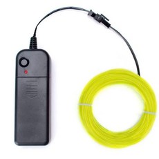 빛나는 EL 전선 케이블 LED 네온 크리스마스 춤 파티 DIY 코스튬 의상 차량 조명 장식 옷 무도회 광란의 1 m/3 m/5 m