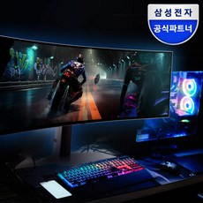 삼성전자 오디세이 OLED G9 S49DG910 49형 32:9 울트라와이드 게이밍 모니터 144hz 0.03ms, 124cm