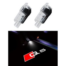 LED 자동차 도어 환영 조명 아우디 A1 A3 8P 8V A4 A5 A6 A7 A8 Q3 Q5 Q7 Q8 S라인 TT 로고 프로젝터 고스트 섀도우 램프 2 개, 10) For Q5, 2개