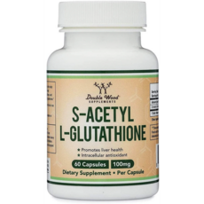 더블우드 아세틸 글루타치온 S 아세틸 L 글루타치온 S-Acetyl L-Glutathione 100 mg 60캡슐, 60정, 1개