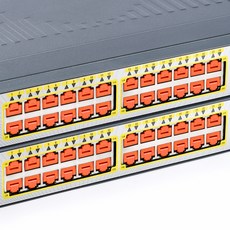스마트키퍼 랜 포트락 / LAN보안 / 포트 잠금장치 / RJ45포트 잠금 / 다용도 에코백 증정, 랜 포트락 100개 (베이직키 미포함), 오렌지