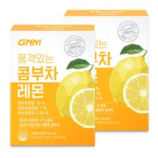 GNM자연의품격 품격있는 콤부차 레몬 비타민C 유산균 분말 스틱, 5g, 30개입, 2개