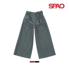 스파오 스파오 여성 와이드핏 슬랙스_SPTA637G34