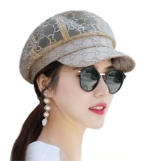 스냅백메시캡 여름 레이스 망사 헌팅캡 팔각모 통기 에어베레모 망홍 패션 망사 시스루 여성 선캡 (안에 스트링이 있어 사이즈 조절이 가능합니다)