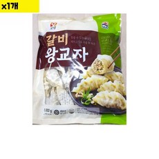 사조오양 갈비왕교자 약35g x28개 1kg 1개 유통 즉석식품 분식점 식당 고기만두 대용량 식자재 qkf*9055KA, 28개, 35g