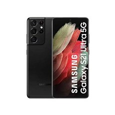 Samsung Galaxy S21 Ultra 5G SM-G998BDS Dual SIM 16GB Ram 512GB Storage GSM Factory Unlocked Intern, Black_One Size, 상세 설명 참조0, 상세 설명 참조0