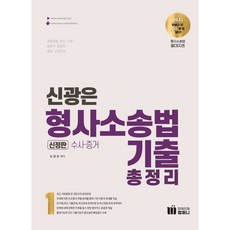 신광은 형사소송법 1 수사·증거 기출총정리, 미래인재