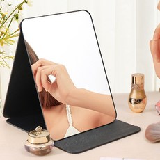 접이식 탁상 거울 각도조절 화장거울 슬림 블랙 (대), 상세페이지 참조, 상세페이지 참조