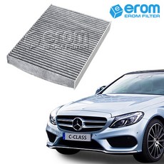 이롬필터 CUK25002 프리미엄 활성탄 에어컨필터, 1개, 벤츠 C클래스 C220d / BlueTEC (W205) 외부용 (14~18년)