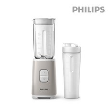필립스 1L 미니 소형 스텐 블렌더 믹서기 추천+텀블러 추천 2단속도 350W 가정용 주방 미니블렌더 선물