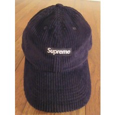 279056 슈프림 Ripple Corduroy 스몰 박스 6-Panel 캡 모자 블랙 FW20 슈프림 뉴욕 DS
