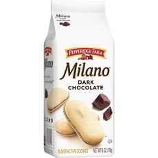 [미국 직배송]페퍼리지 팜 밀라노 다크 초코렛 쿠키 170g Pepperidge Farm Milano Dark Chocolate Cookies, 1개