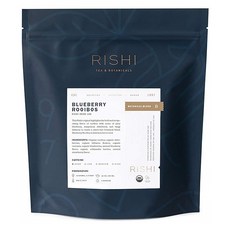 Rishi Tea Blueberry Rooibos 미국 리쉬티 블루베리 루이보스 허브티 논카페인 루즈리프티 454g 1팩, 1개