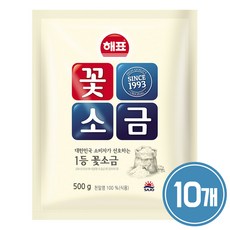 해표 꽃소금, 500g, 10개