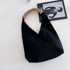 볼앤체인(ball and chain) 에코백 자수 나일론 경량 토트백 숄더백 크로스백 쇼퍼백 스트랩 포함 상품 이미지