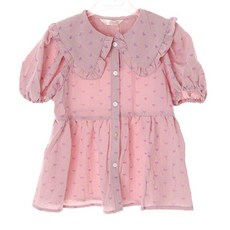 로엠걸즈빅카라블라우스